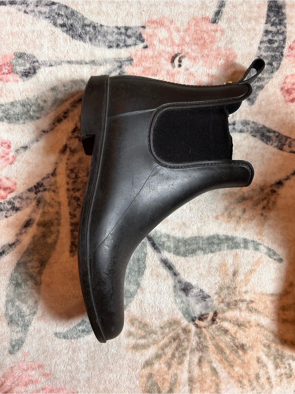 Sam Edelman Matte Black Tinsley Ankle Rain Booties - Picture 4 of 6